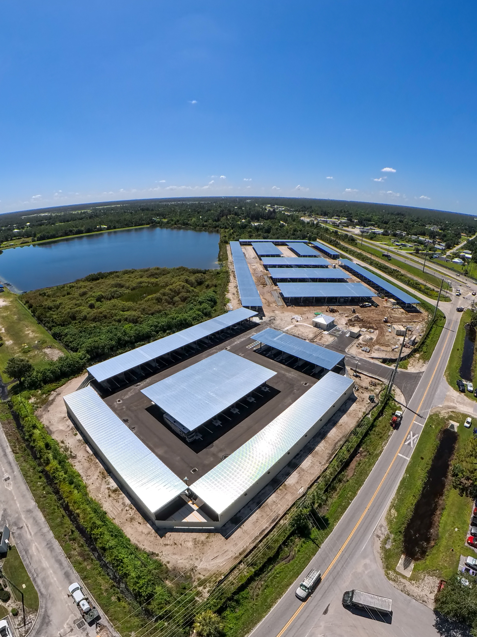 Honey Bee RV Storage — concrete construction by Cougar Companies in Southwest Florida