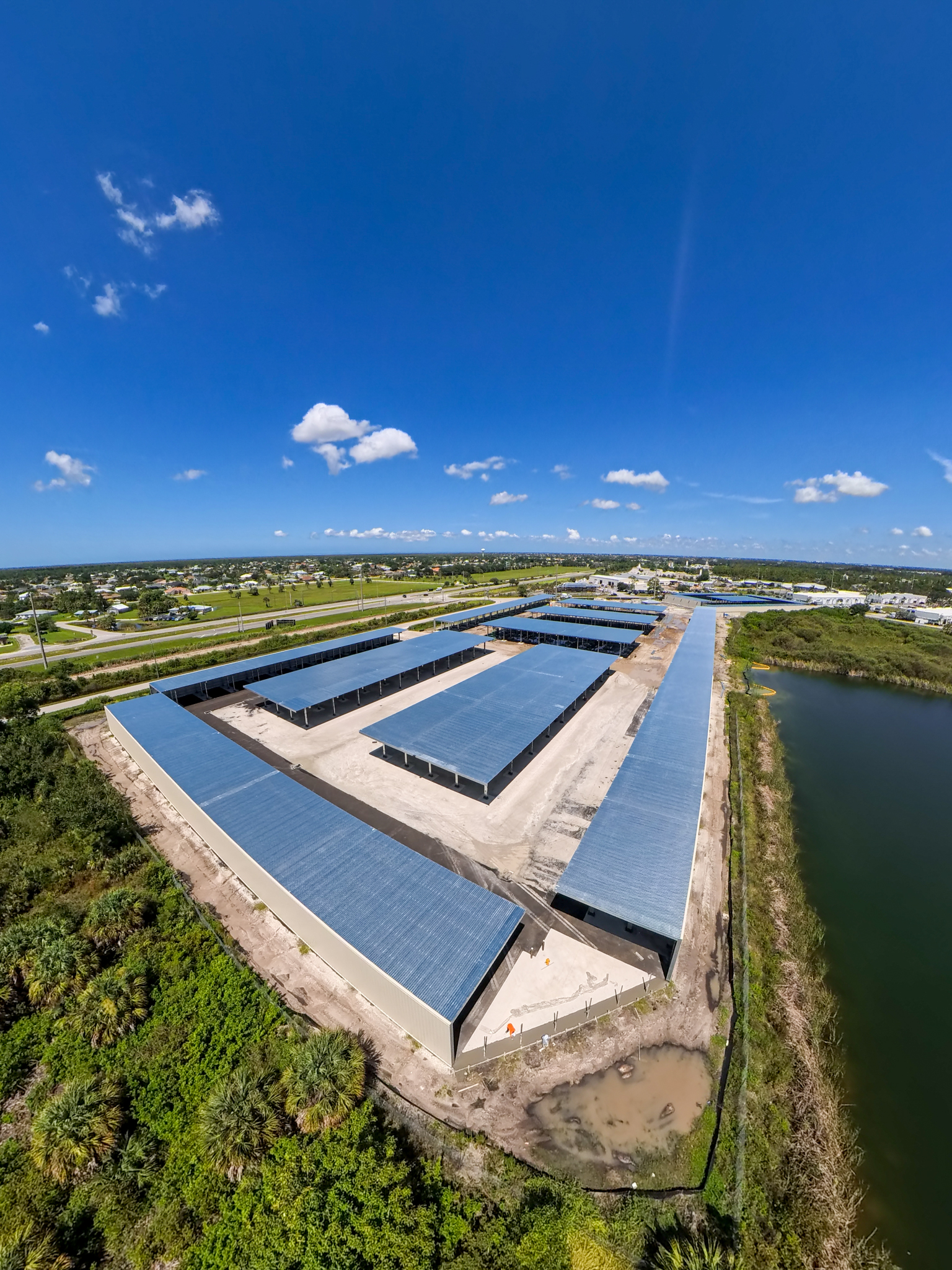Honey Bee RV Storage — concrete construction by Cougar Companies in Southwest Florida