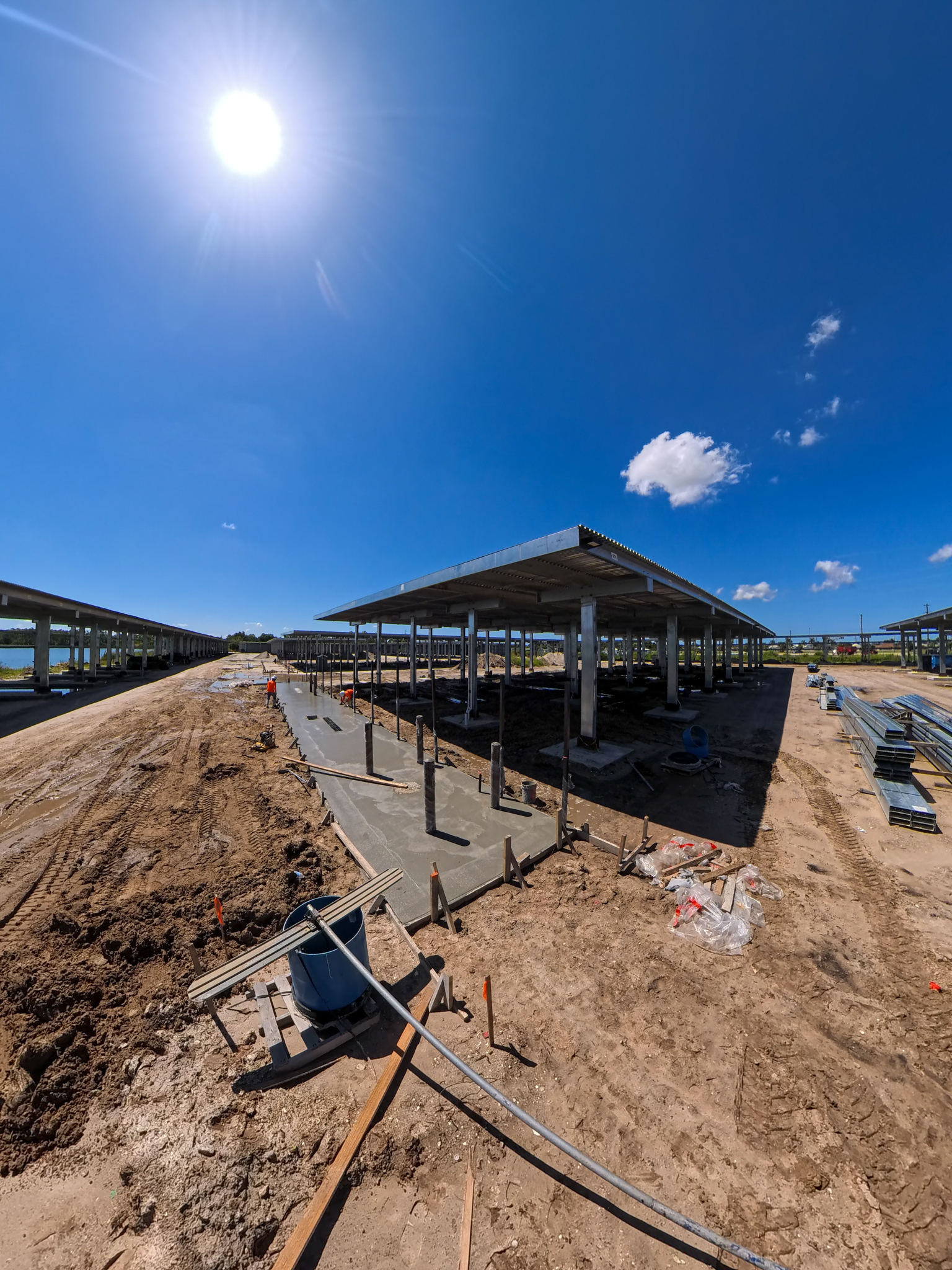 Honey Bee RV Storage — concrete construction by Cougar Companies in Southwest Florida